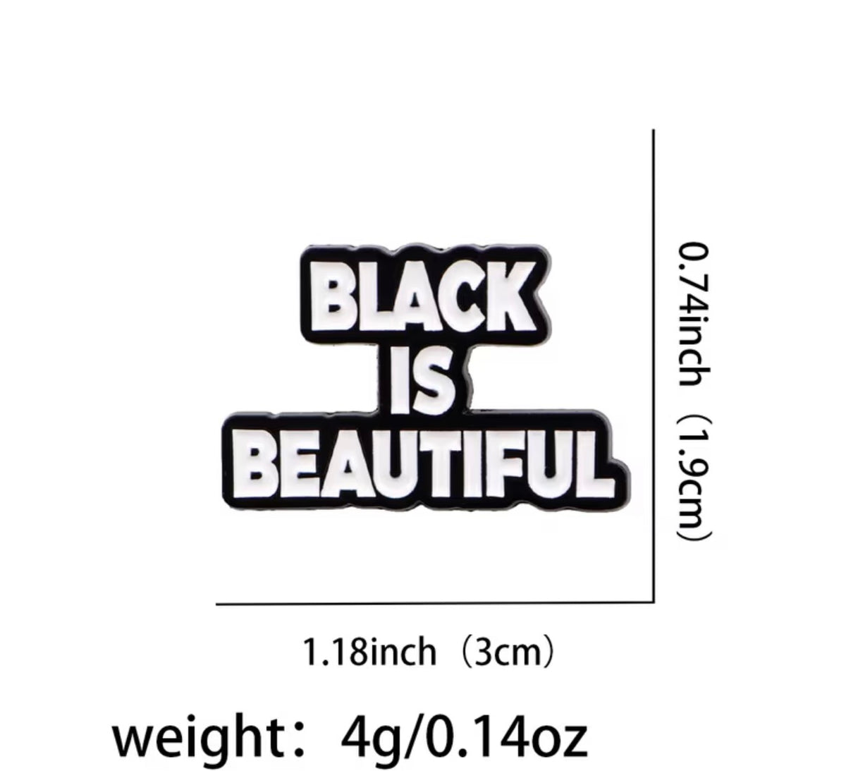 Black Is Beautiful Pin