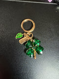 Lucky Four-Leaf Clover Bag Charm