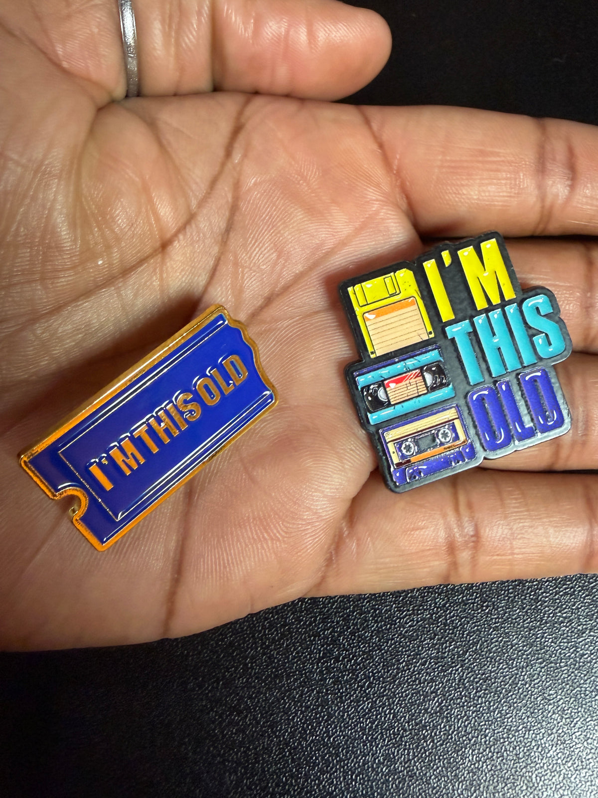I’m This Old 2 pc Pin Set